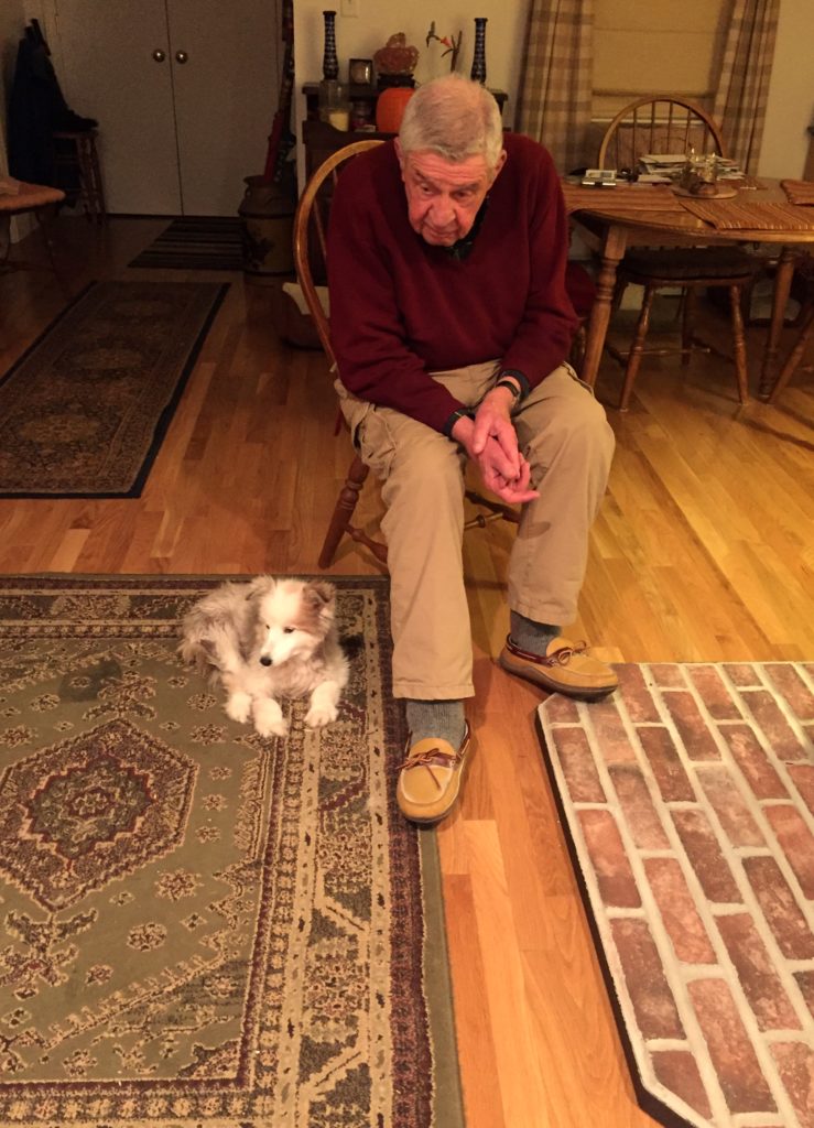 Dad with Buddy